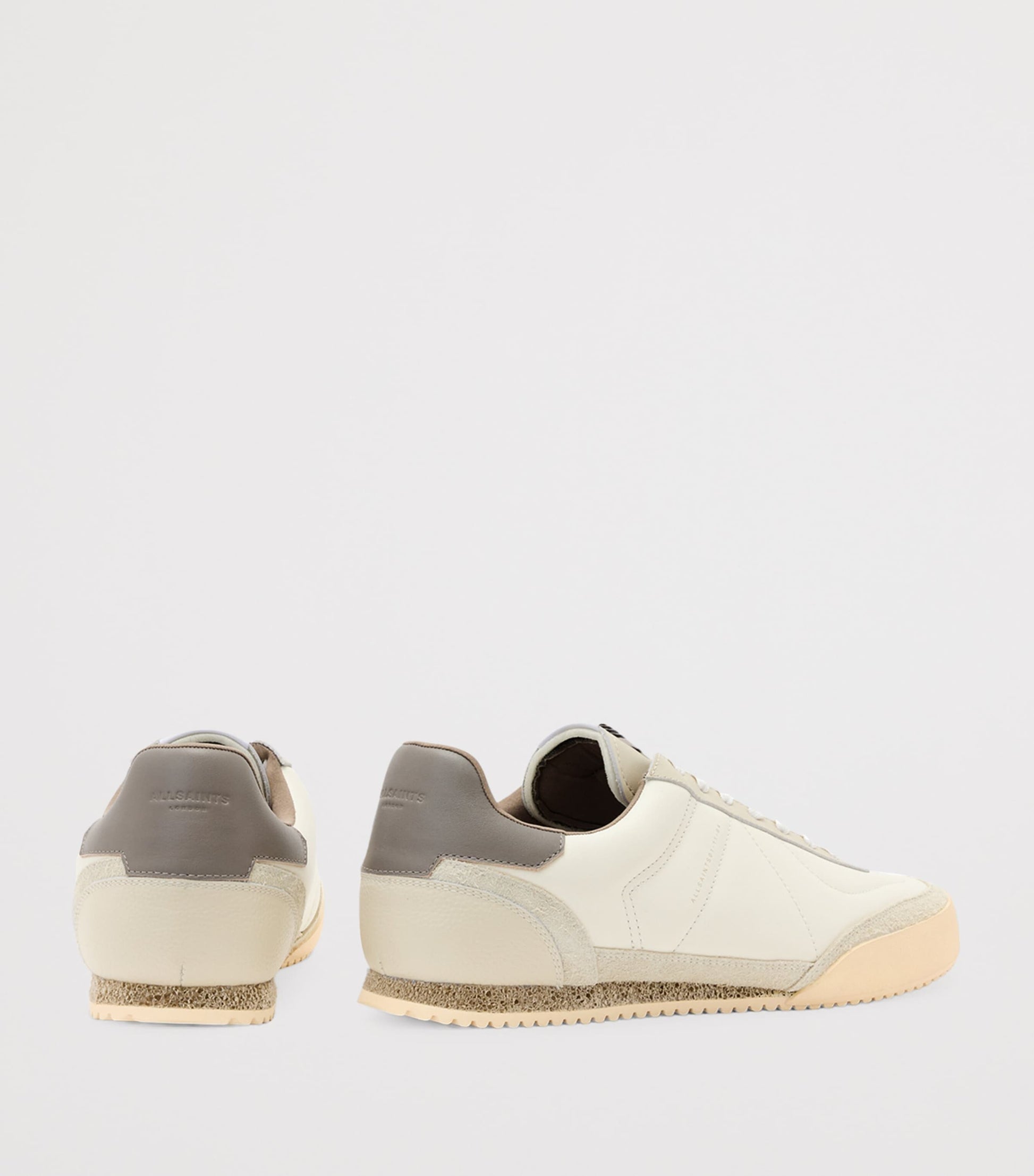 Leather Harri Low-Top Sneakers CHALK WHITE