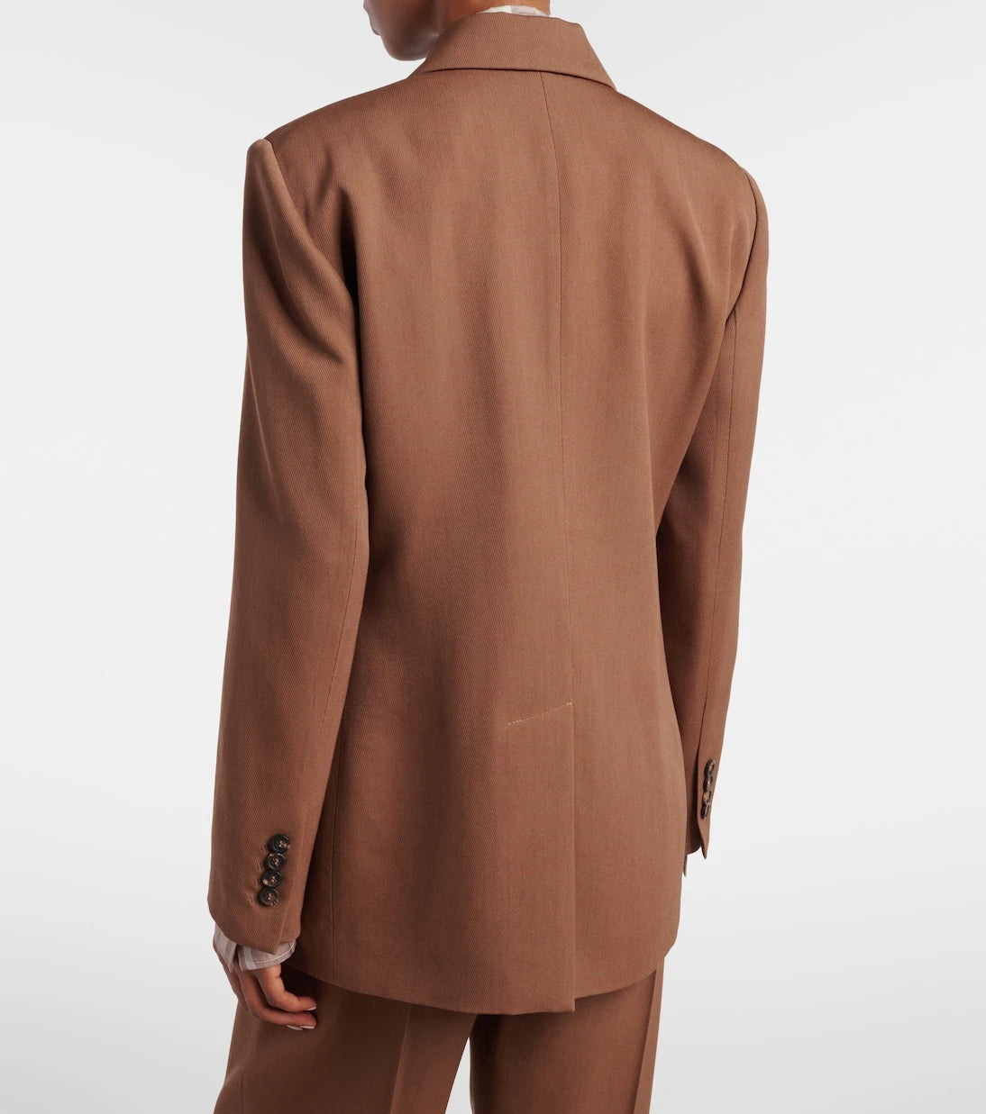 Brunello Cucinelli - Double-breasted wool-blend blazer