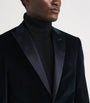 Corneliani Navy Velvet Blazer
