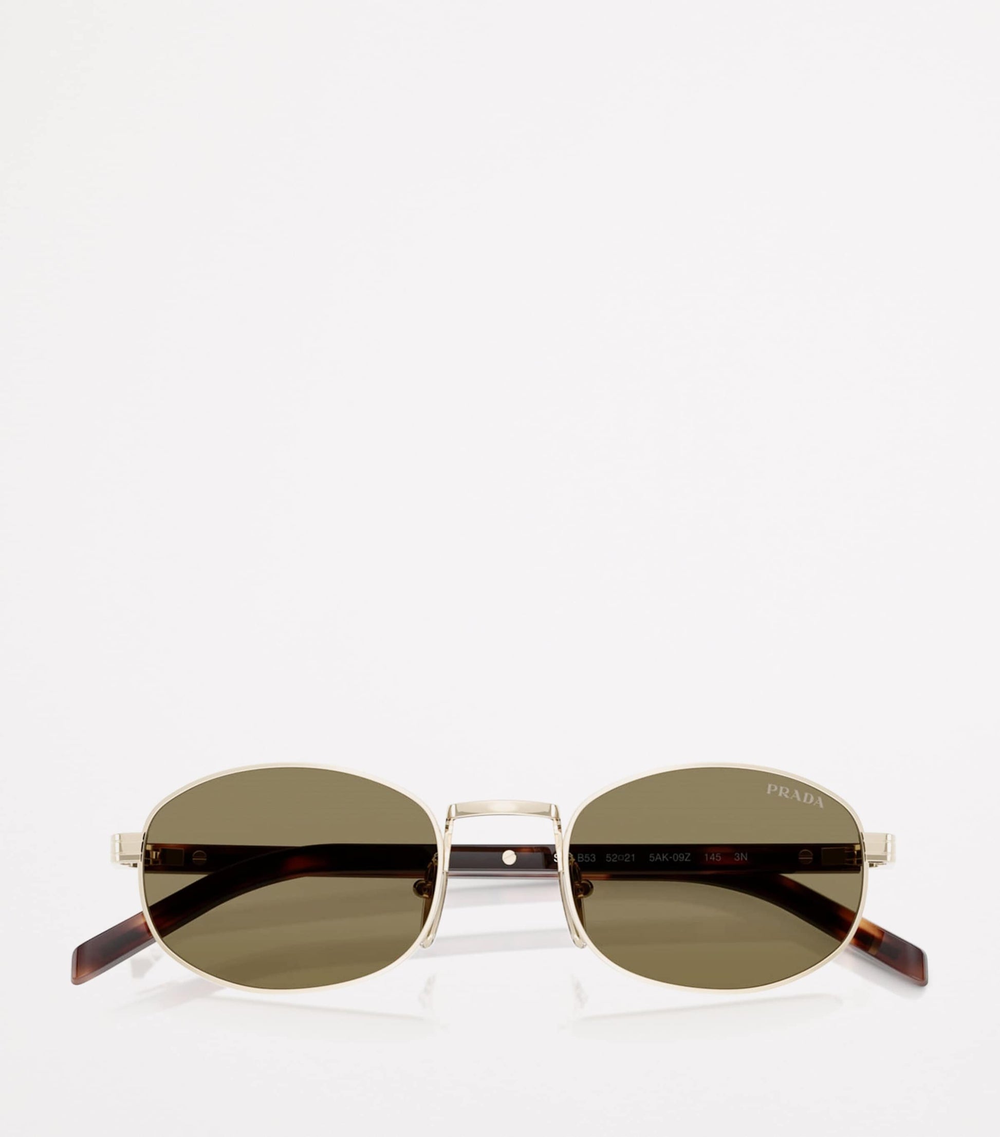 Prada Gold Steel PR B53S Sunglasses