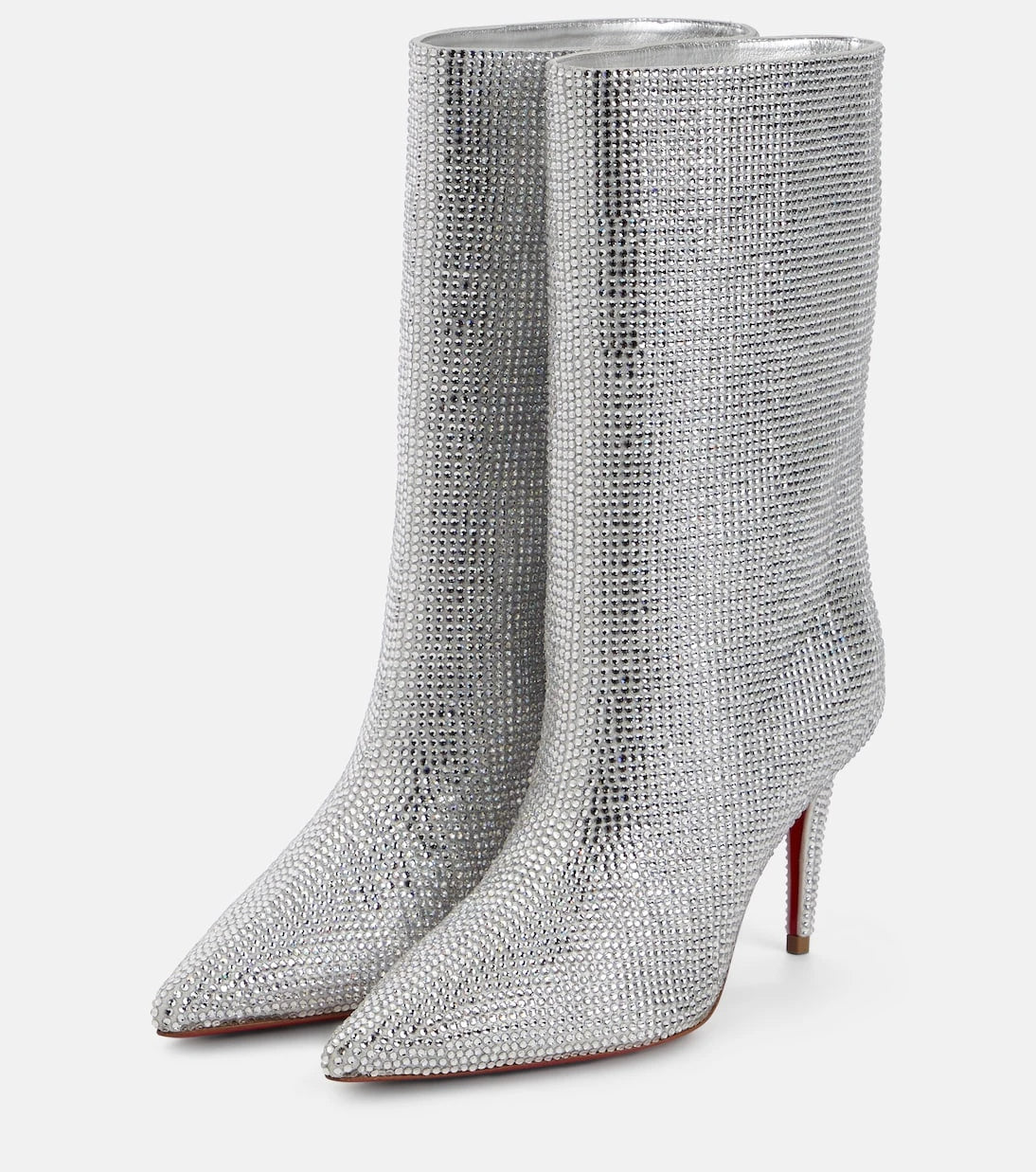 Christian Louboutin - حذاء الكاحل أستريلارغ ستراس من الشمواه