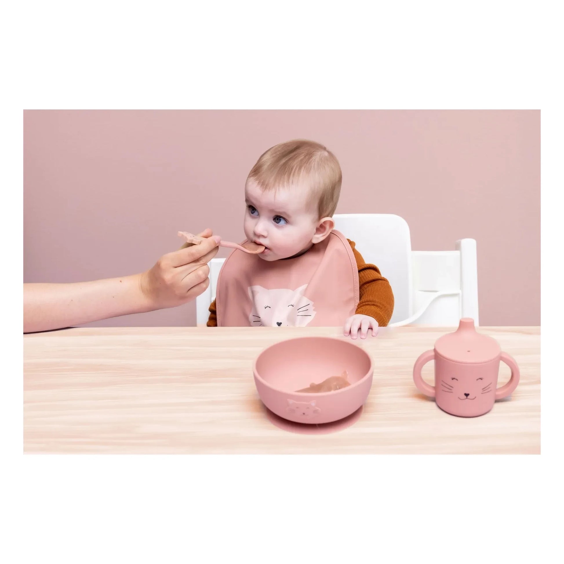 Trixie - Mrs. Cat Silicone Bowl with Suction Cup | Pink
