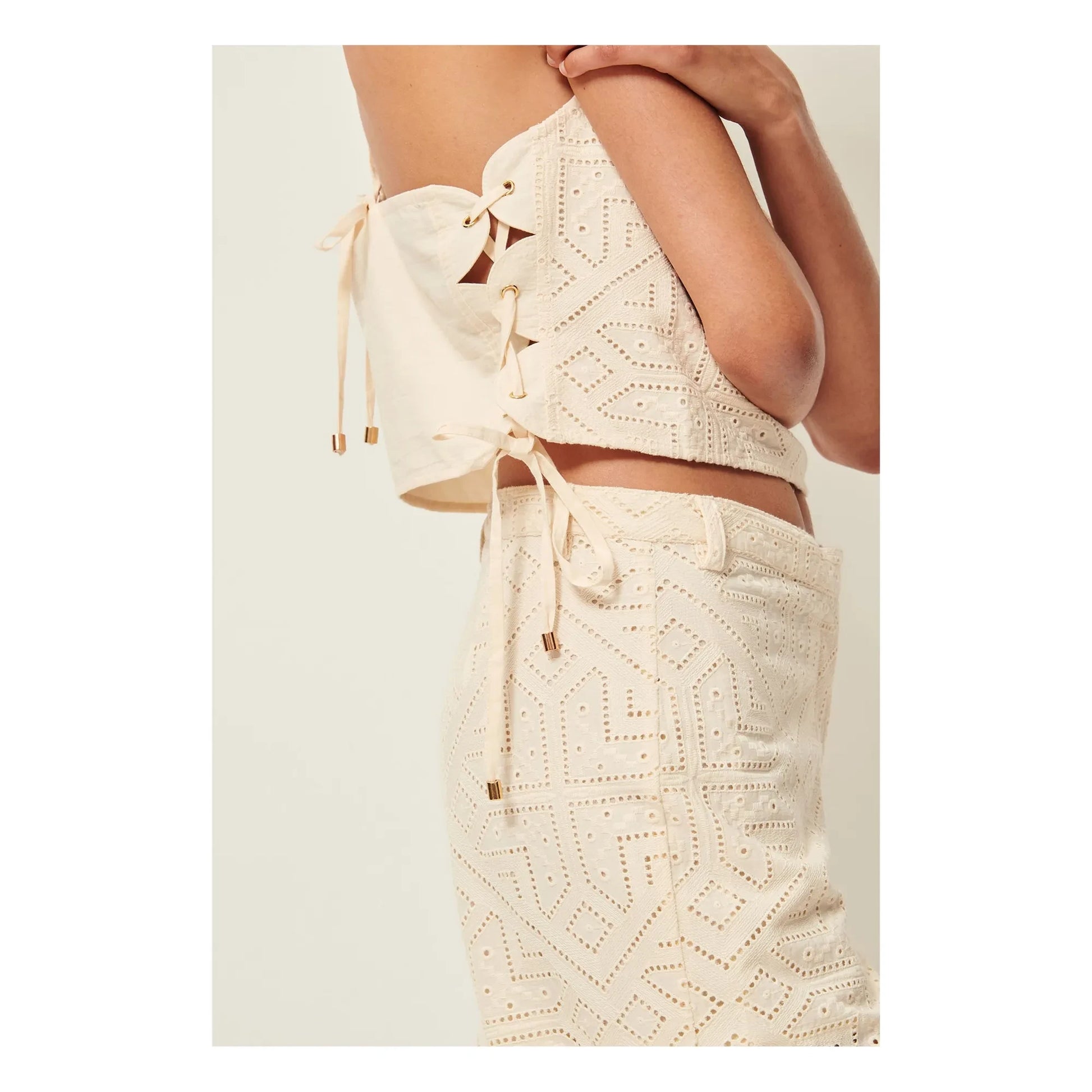 Sessùn - Allindy Cotton Pants | Ecru