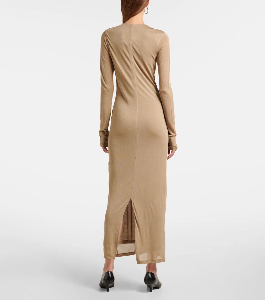 Toteme - Draped jersey maxi dress