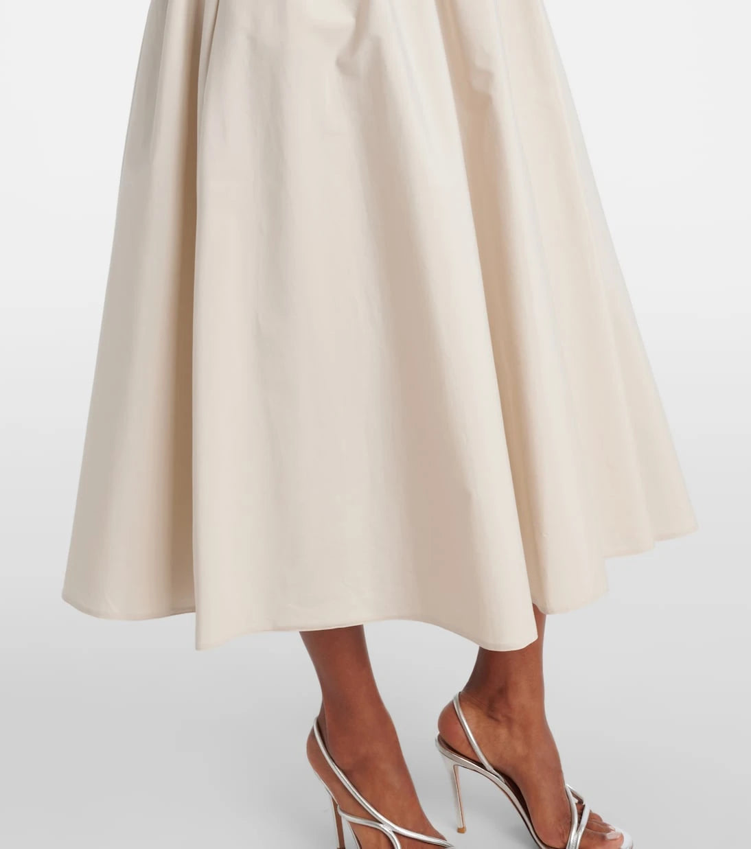 'S Max Mara - Terry cotton poplin midi dress