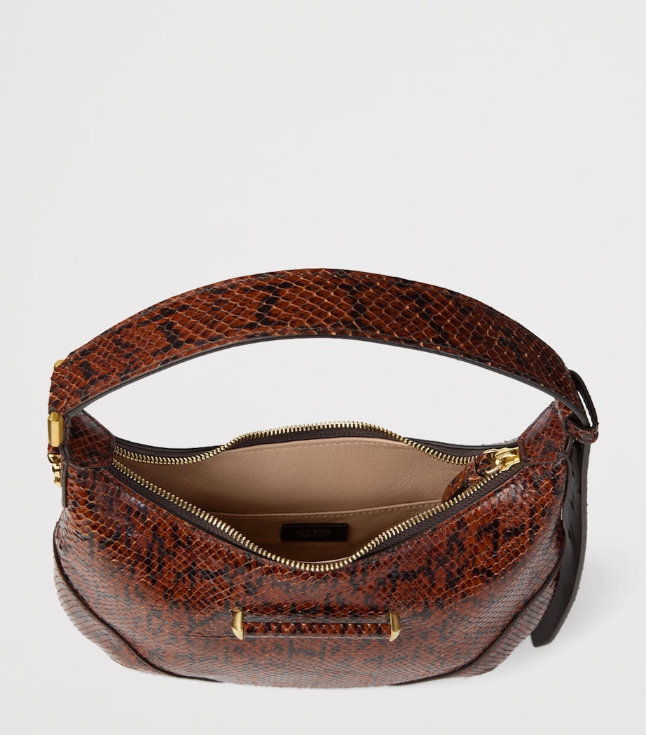 Small Bar Leather Shoulder Bag