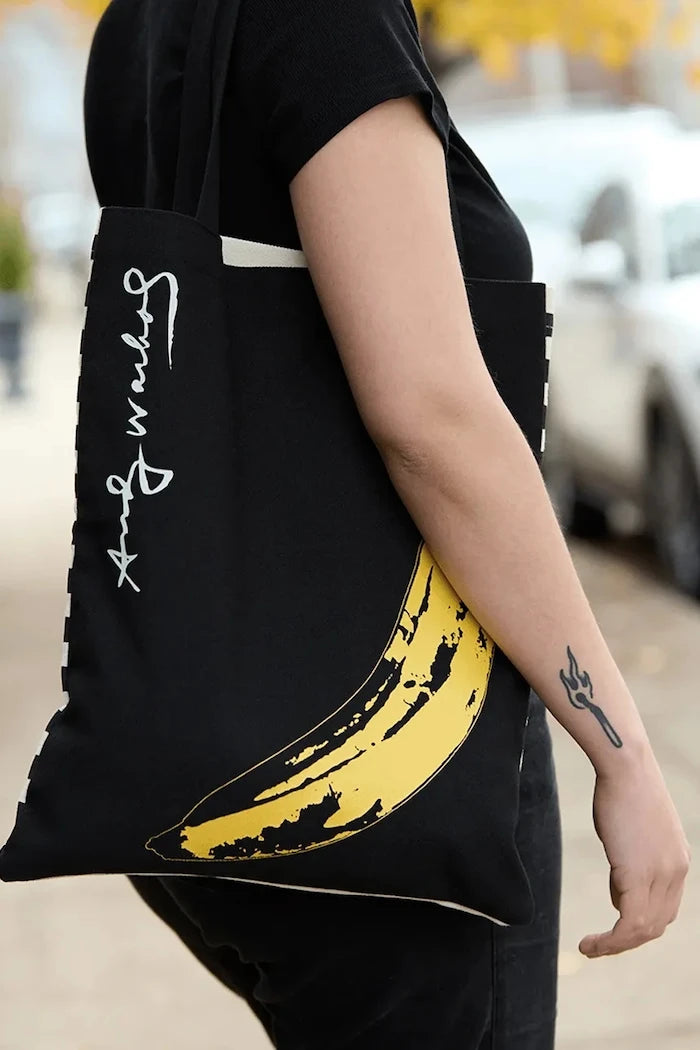 Памучна чанта Galison Warhol Banana Canvas Tote Bag