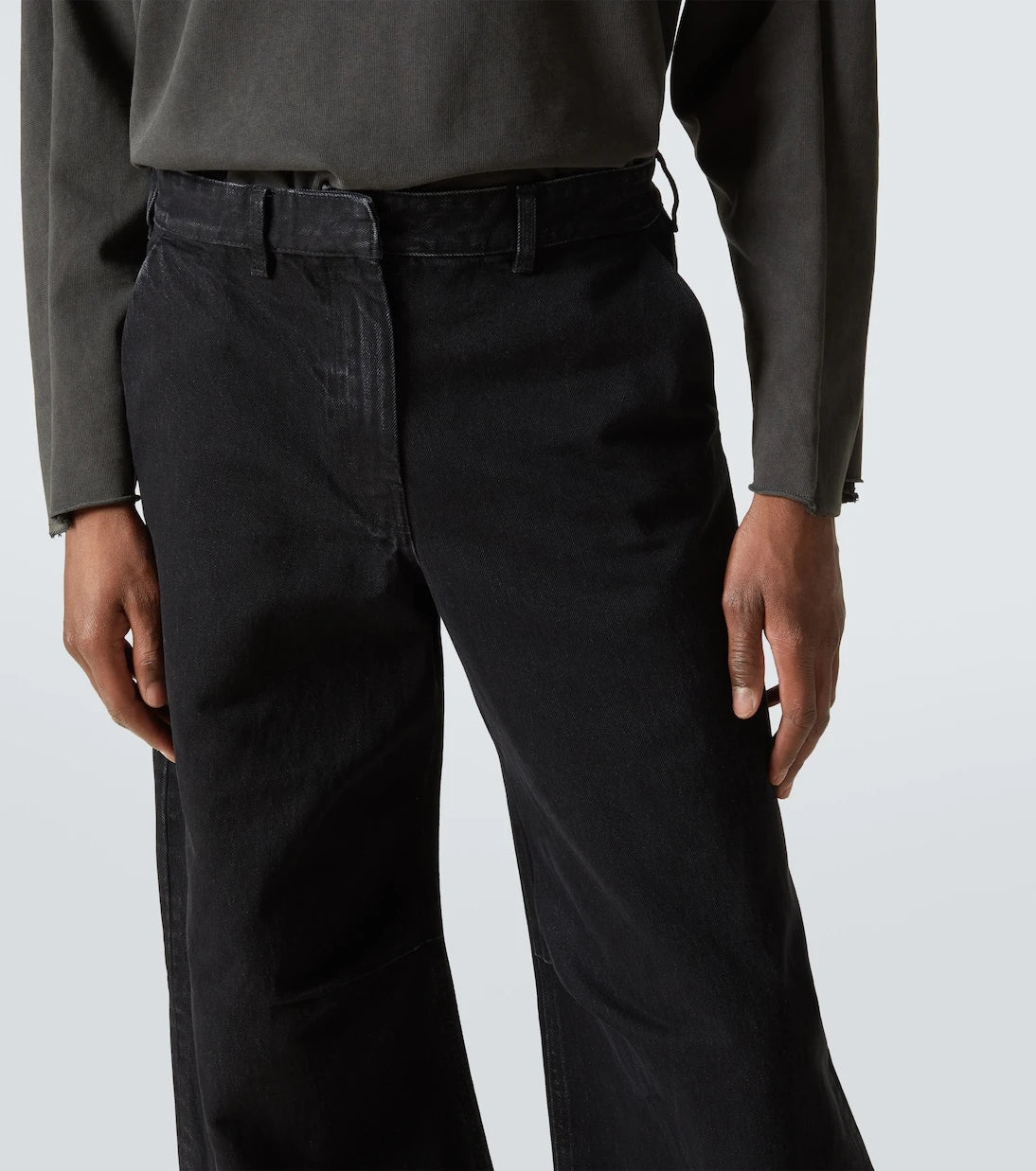 Entire Studios - High-rise wide-leg jeans