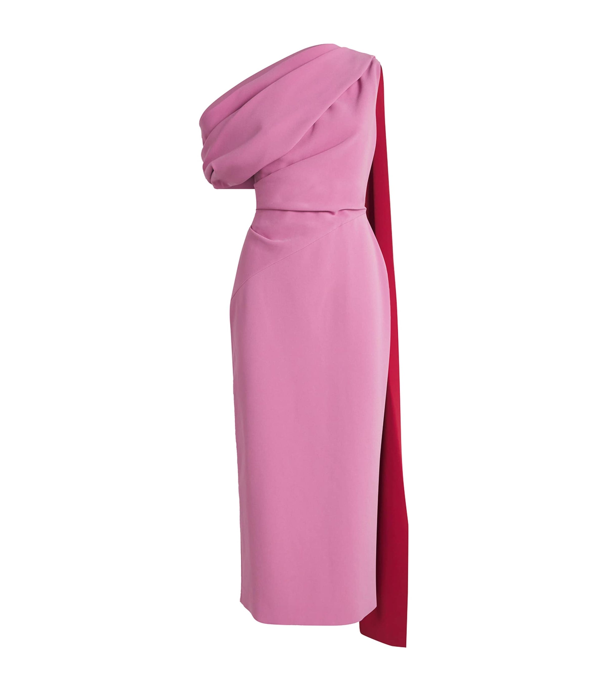 Maite Cape Midi Dress NEW ORCHID/AMARATHUS
