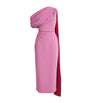 Maite Cape Midi Dress NEW ORCHID/AMARATHUS