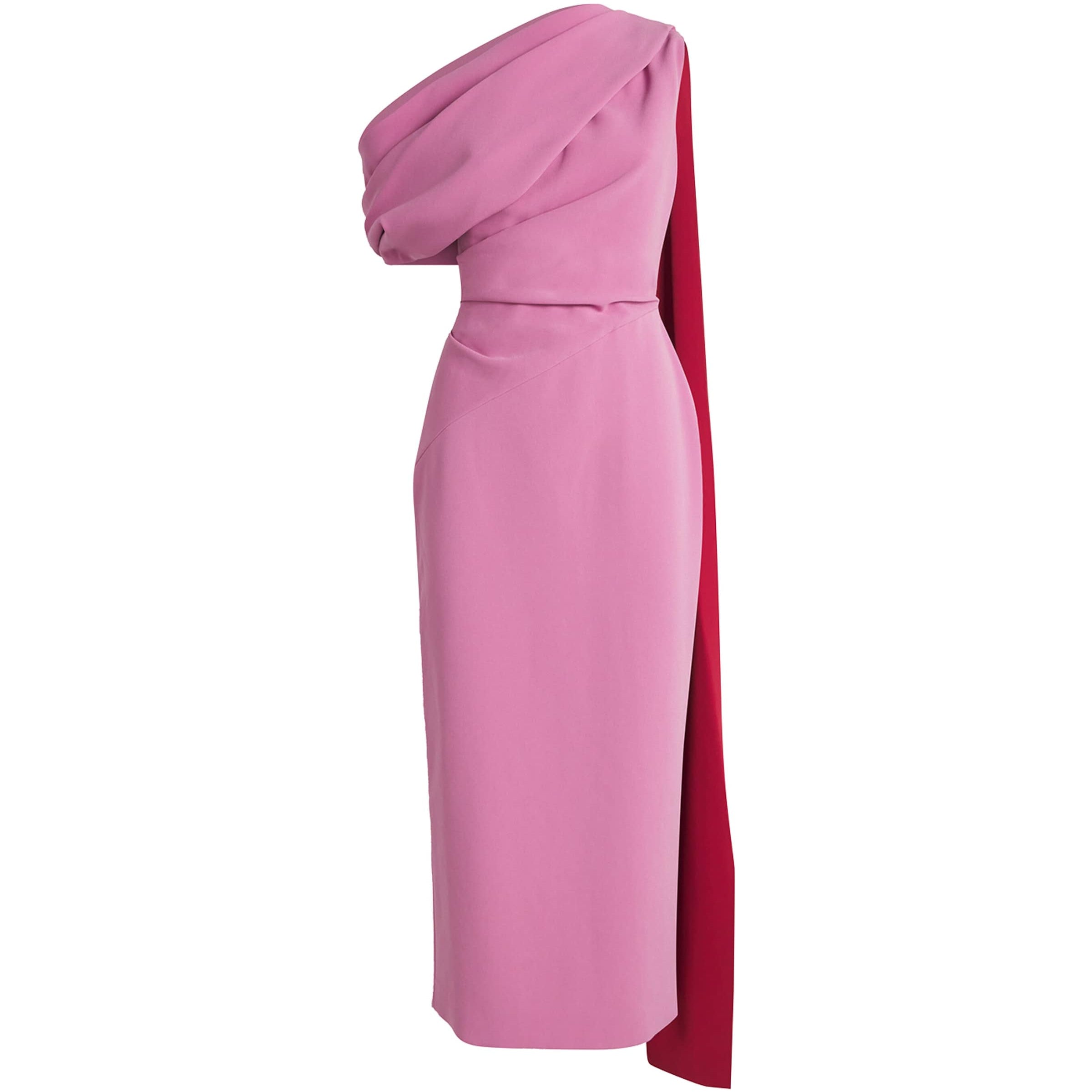 Maite Cape Midi Dress NEW ORCHID/AMARATHUS