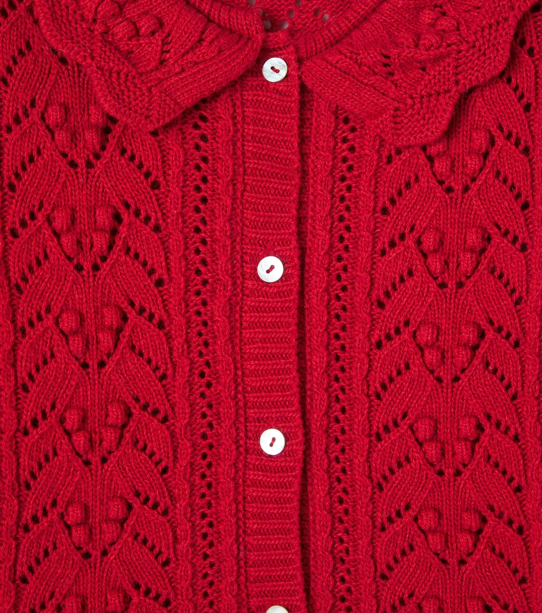 The New Society - Lila crochet cardigan