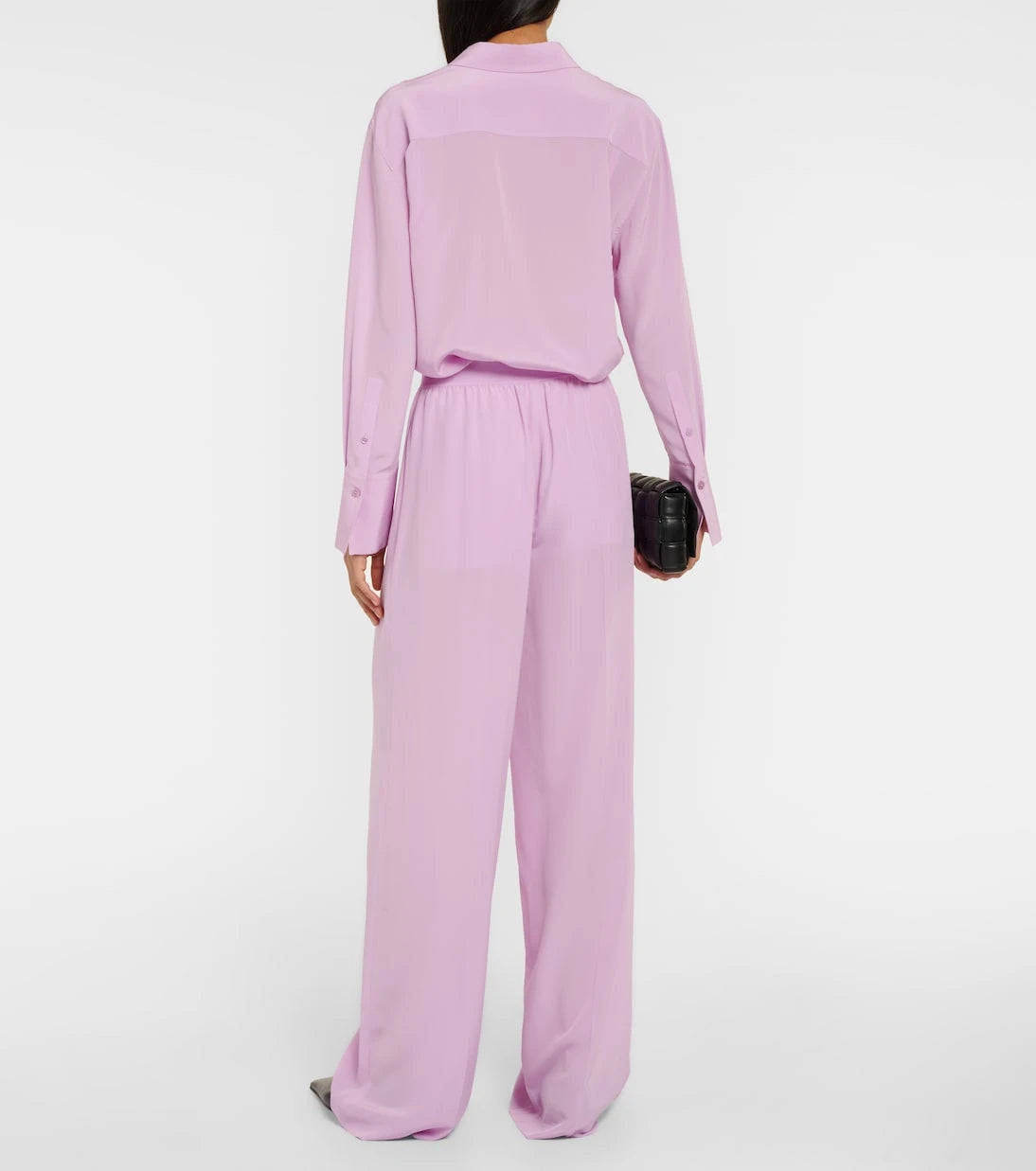 Joseph - Hulin silk crêpe wide-leg pants