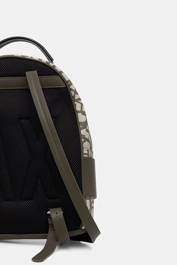 Armani Exchange Suni Deri Kadın Şehir Sırt Çantası