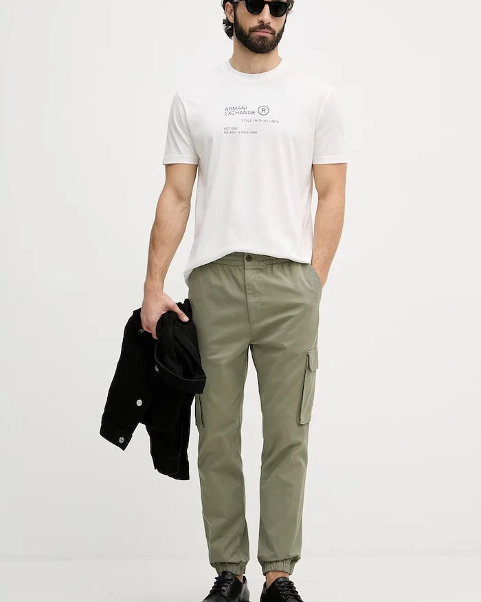 Calvin Klein Jeans erkek pamuklu elastan kargo pantolon
