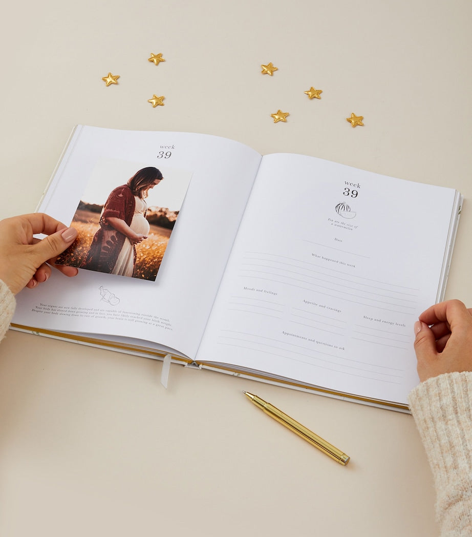 Blush and Gold My Pregnancy Journal