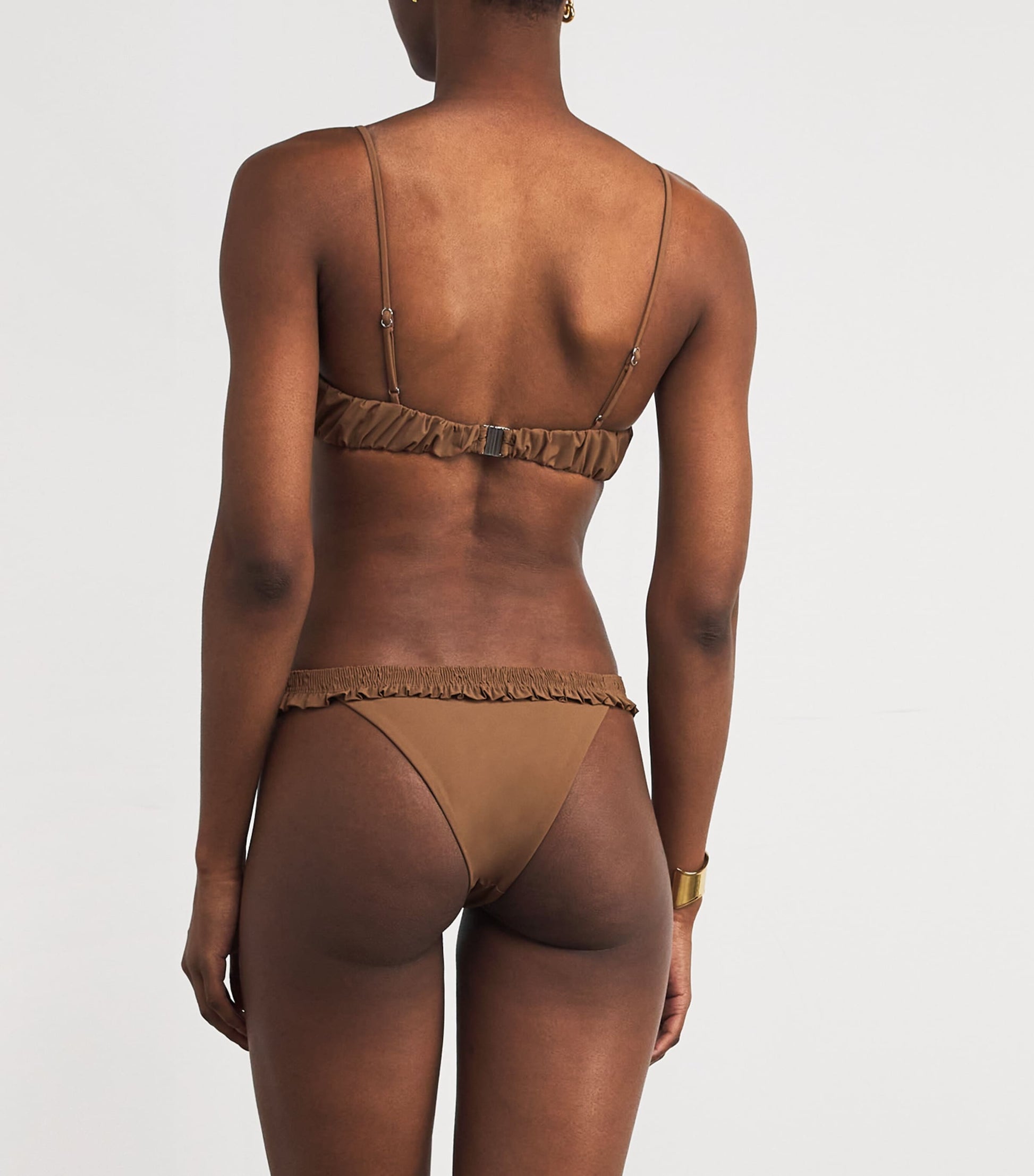 Faithfull the Brand Brown Esterel Balconette Bikini Top