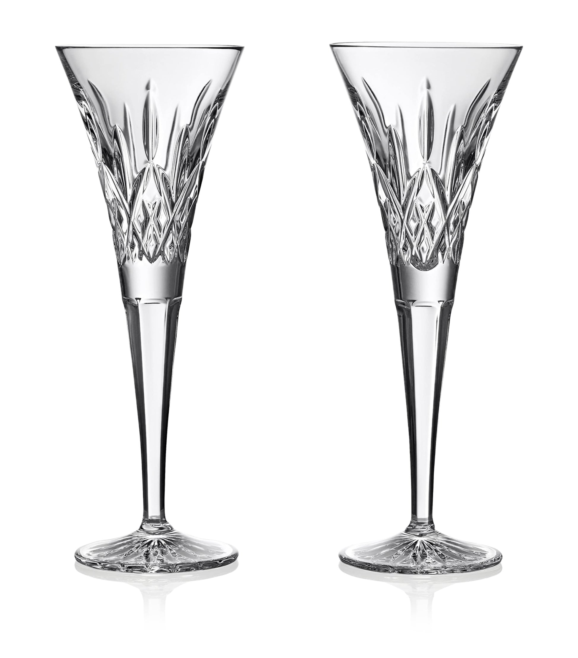 Set of 2 Lismore Toasting Flutes (170ml)