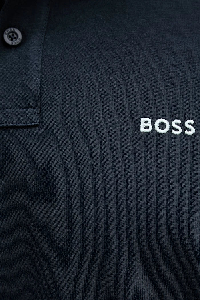 BOSS Orange pamuklu yakalı erkek tişört