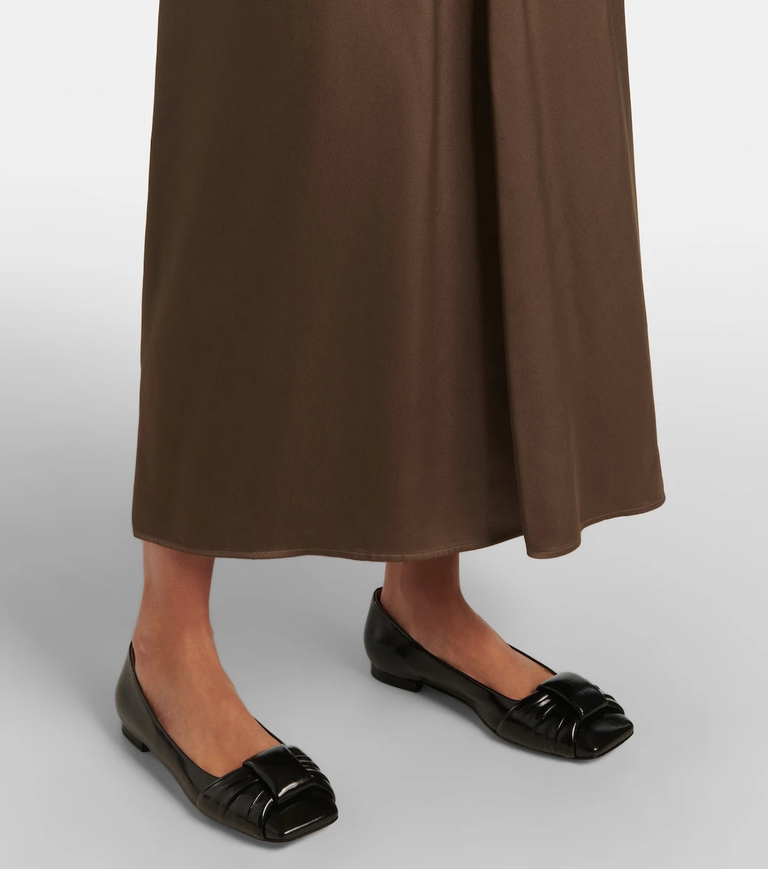 Gianvito Rossi - Paradì bow-detail leather ballet flats