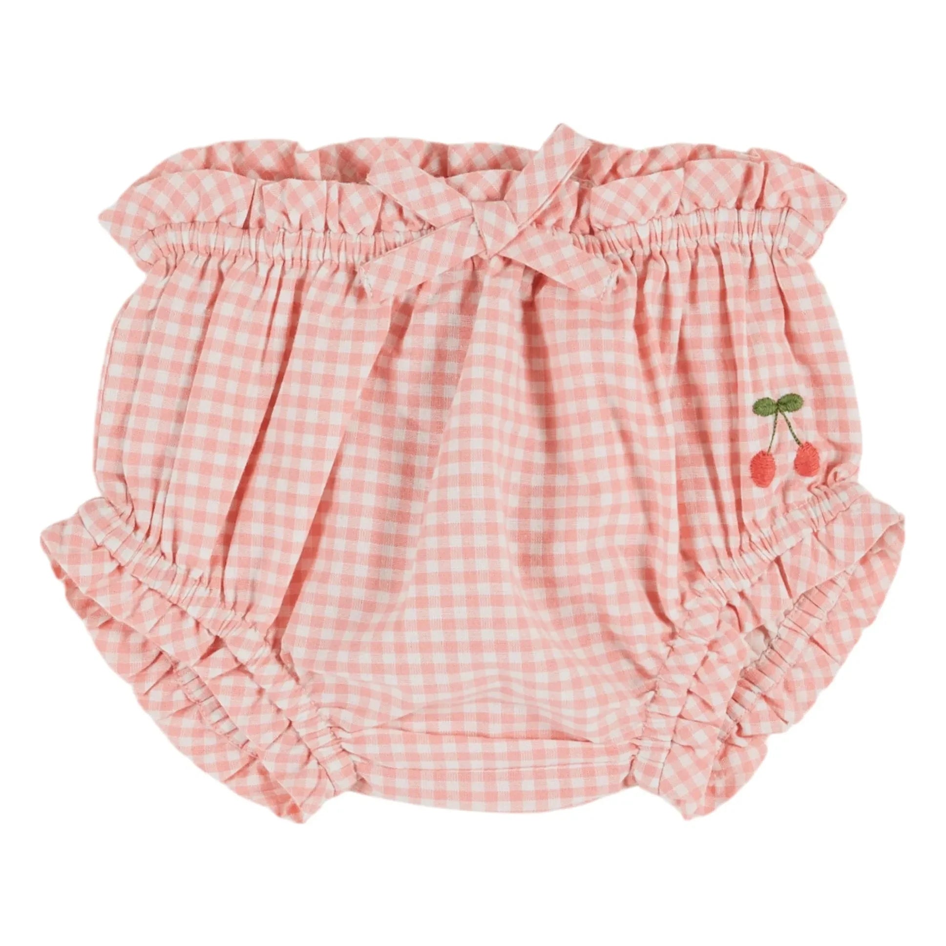 Emile et Ida - Bloomer Vichy Organic Cotton | Pink