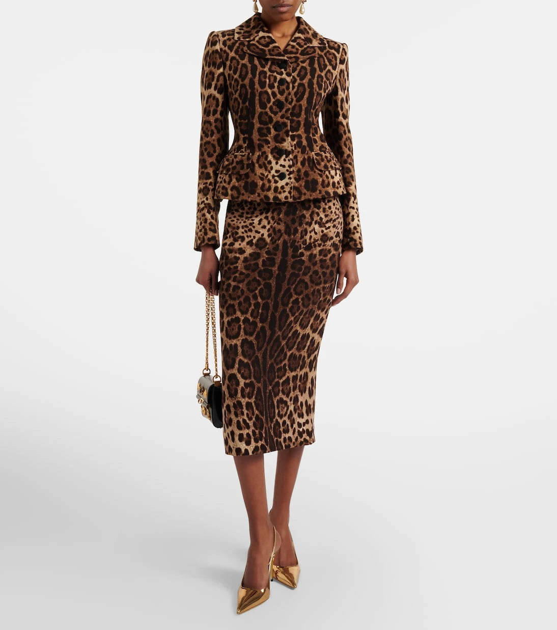 Dolce&Gabbana - Leopard-print wool crêpe jacket