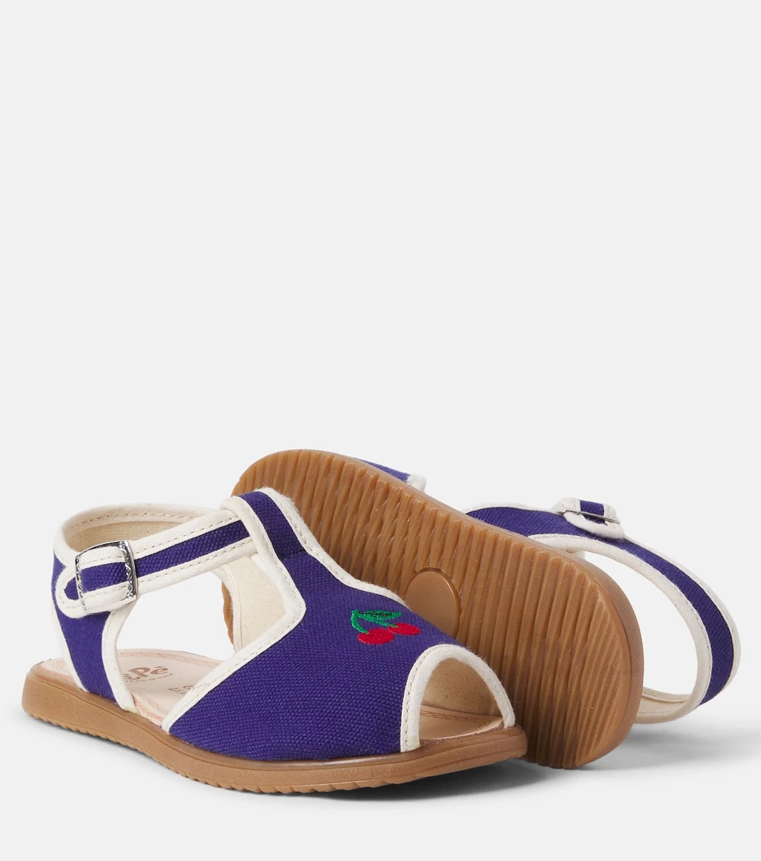 PèPè - Alex embroidered canvas sandals