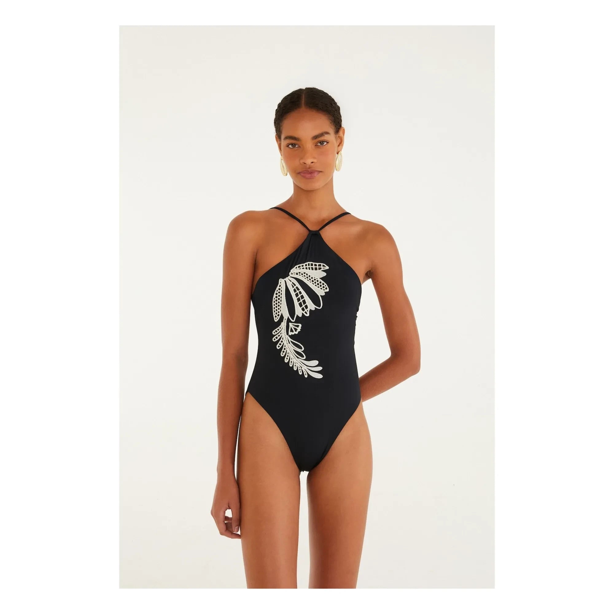 Farm Rio - Copacabana One-Piece Swimsuit | Black