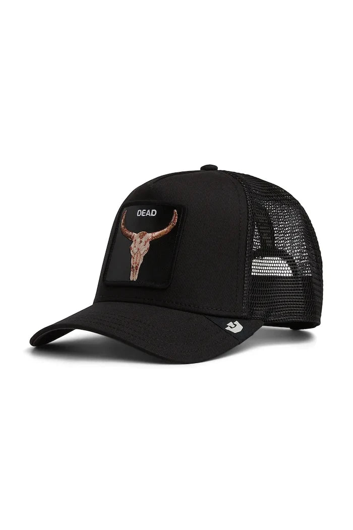 Goorin Bros pamuklu siperlikli şapka Dead Skull Trucker