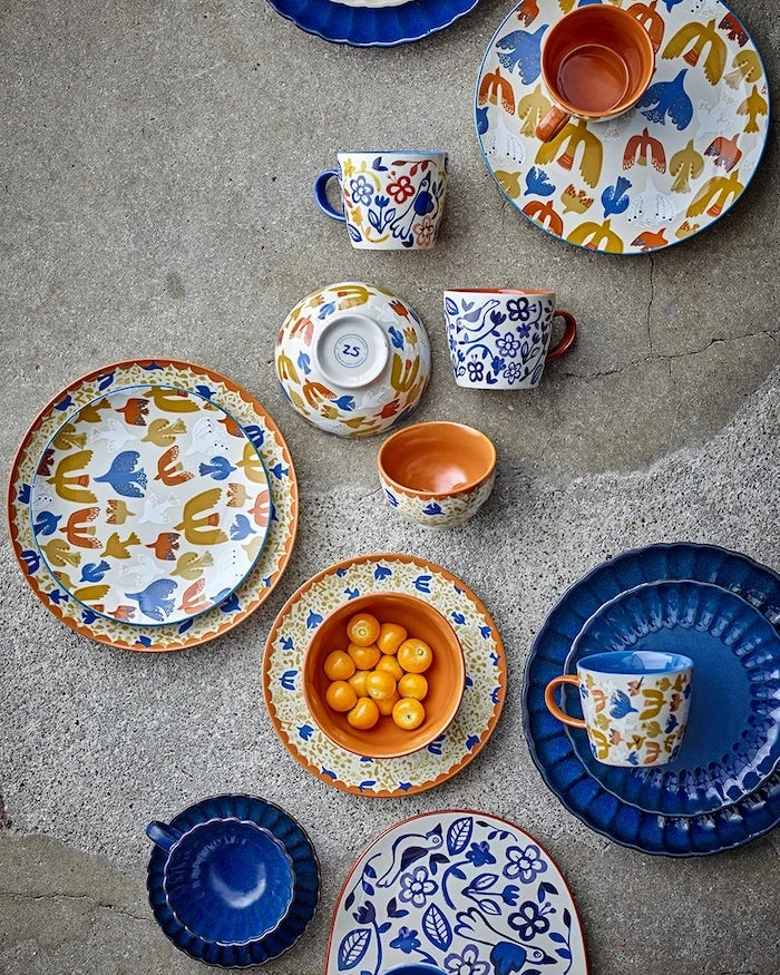 Bloomingville taş çömlek tabak seti 20 x 3 cm