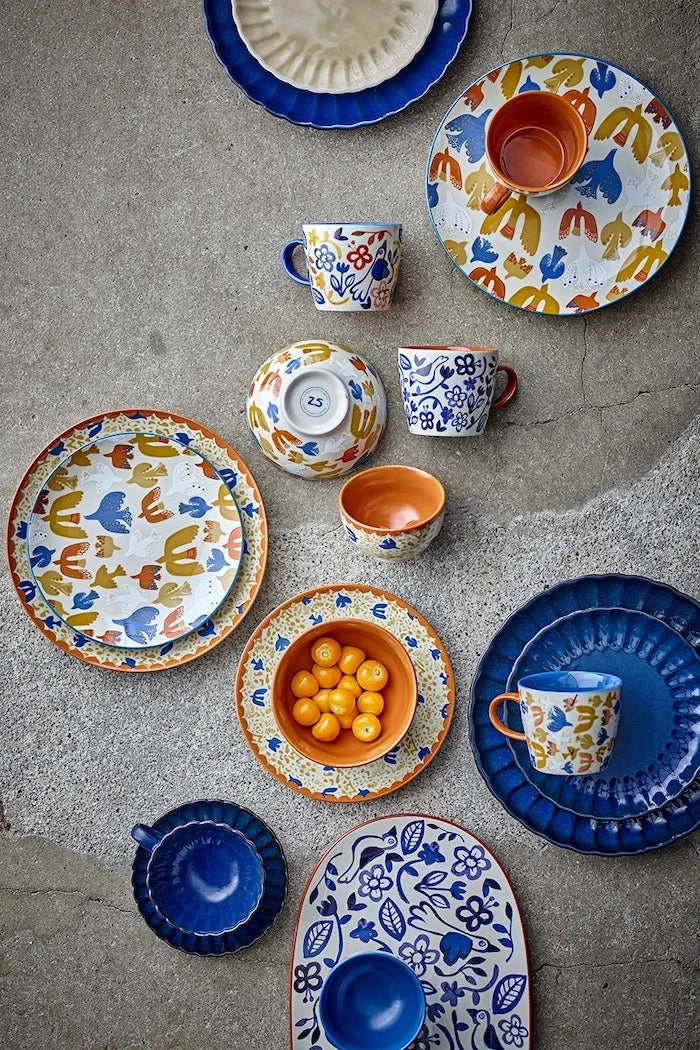 Bloomingville taş çömlek tabak seti 20 x 3 cm