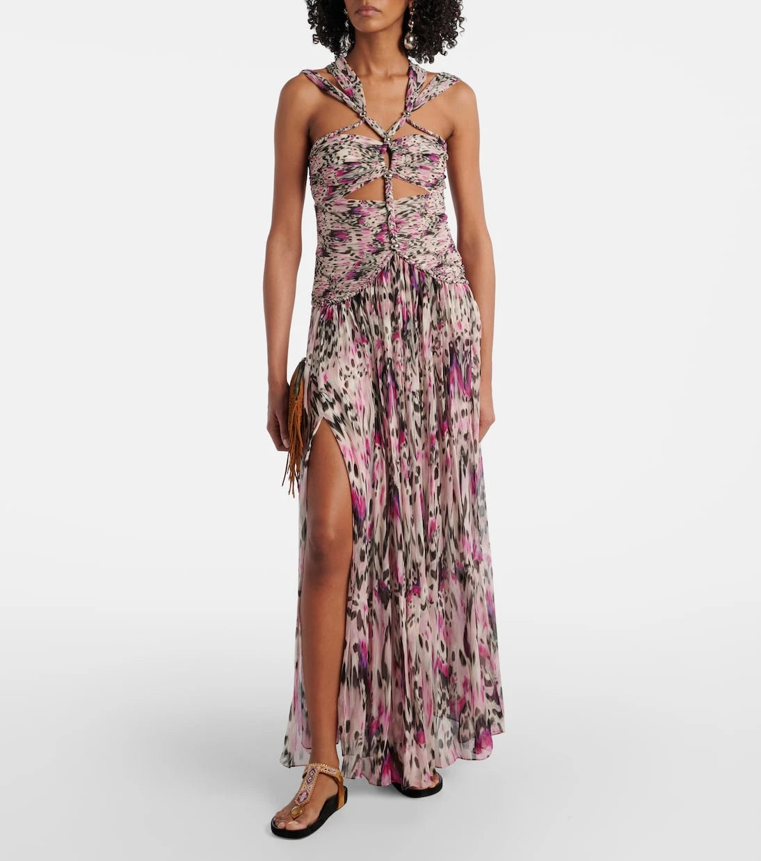 Isabel Marant - Enore embroidered suede sandals