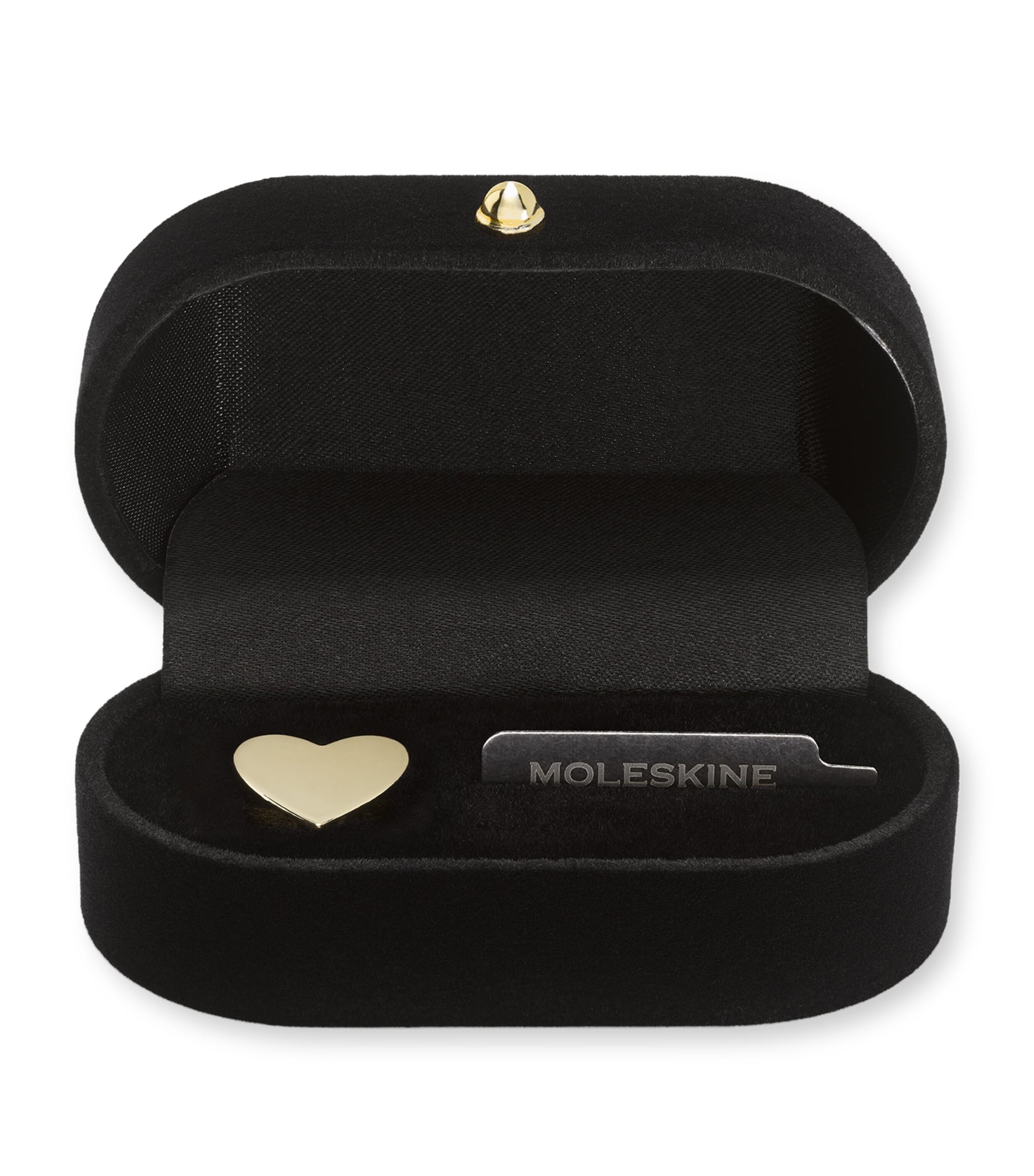 Moleskine Gold-Plated Heart Notebook Charm