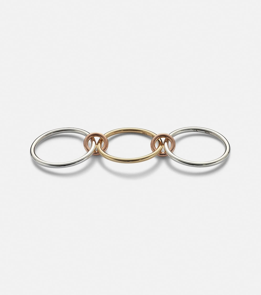 Spinelli Kilcollin - Solarium 18kt gold and sterling silver ring