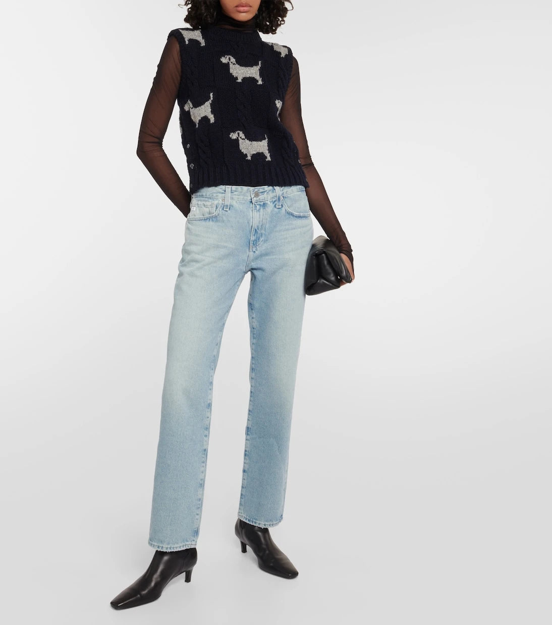AG Jeans - Remy low-rise straight jeans