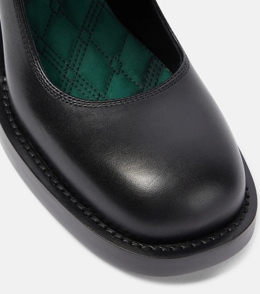 Burberry - 85 leather pumps