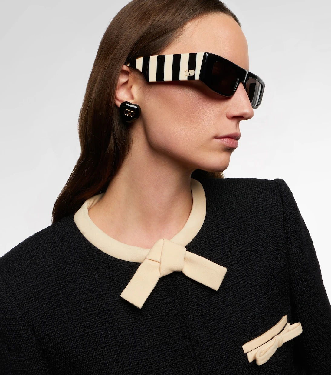 Valentino - Ultra Vintage VLogo flat-top sunglasses