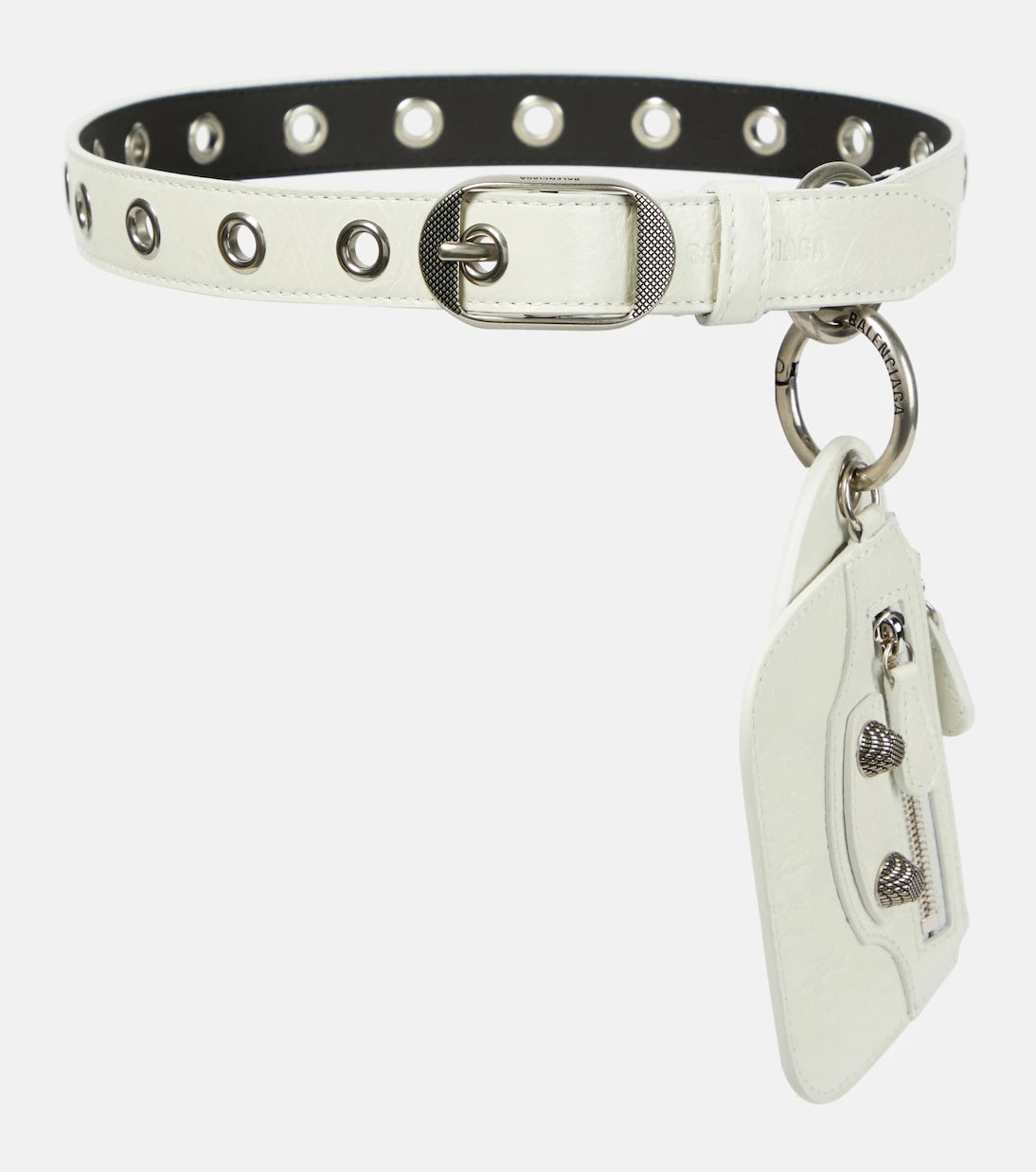 Balenciaga - حزام Le Cagole Charms الجلدي