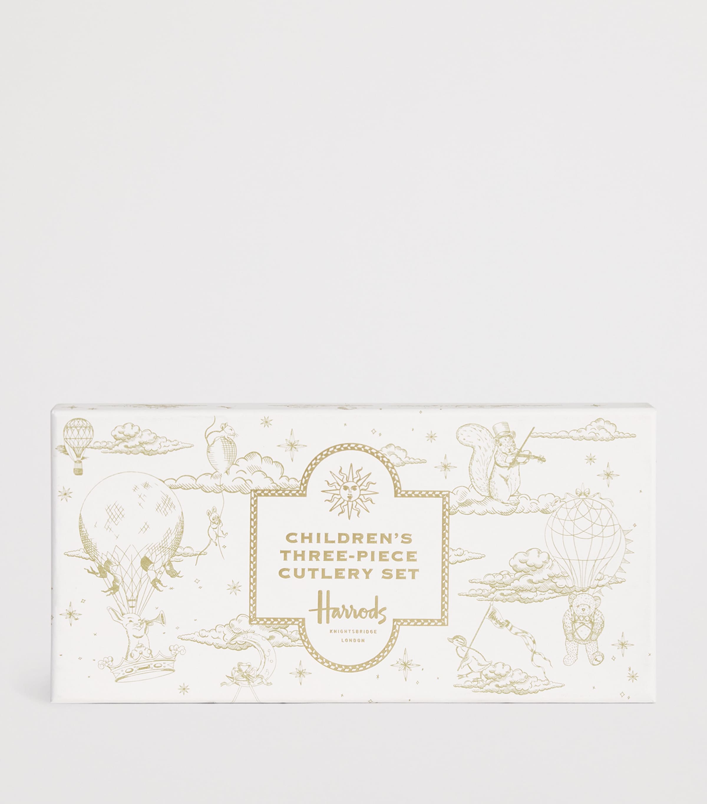 Stainless Steel Harrods Bear Children's Cutlery Set