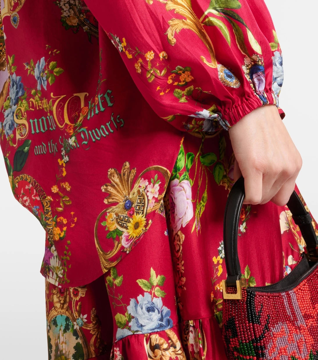 Camilla - Printed silk shirt