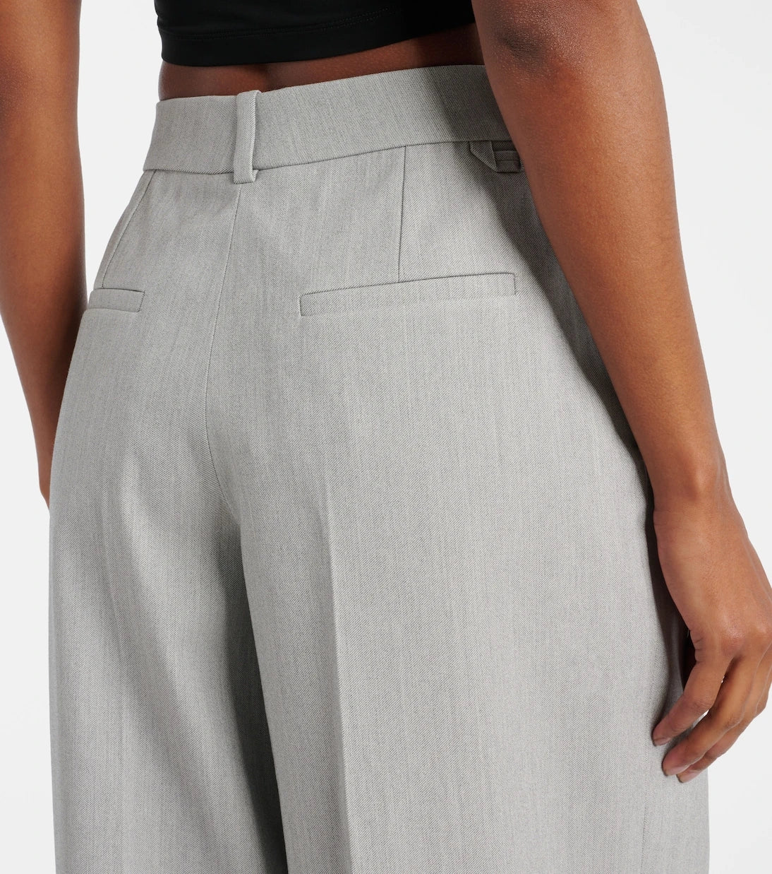 Jacquemus - Curzio mid-rise jersey wide-leg pants