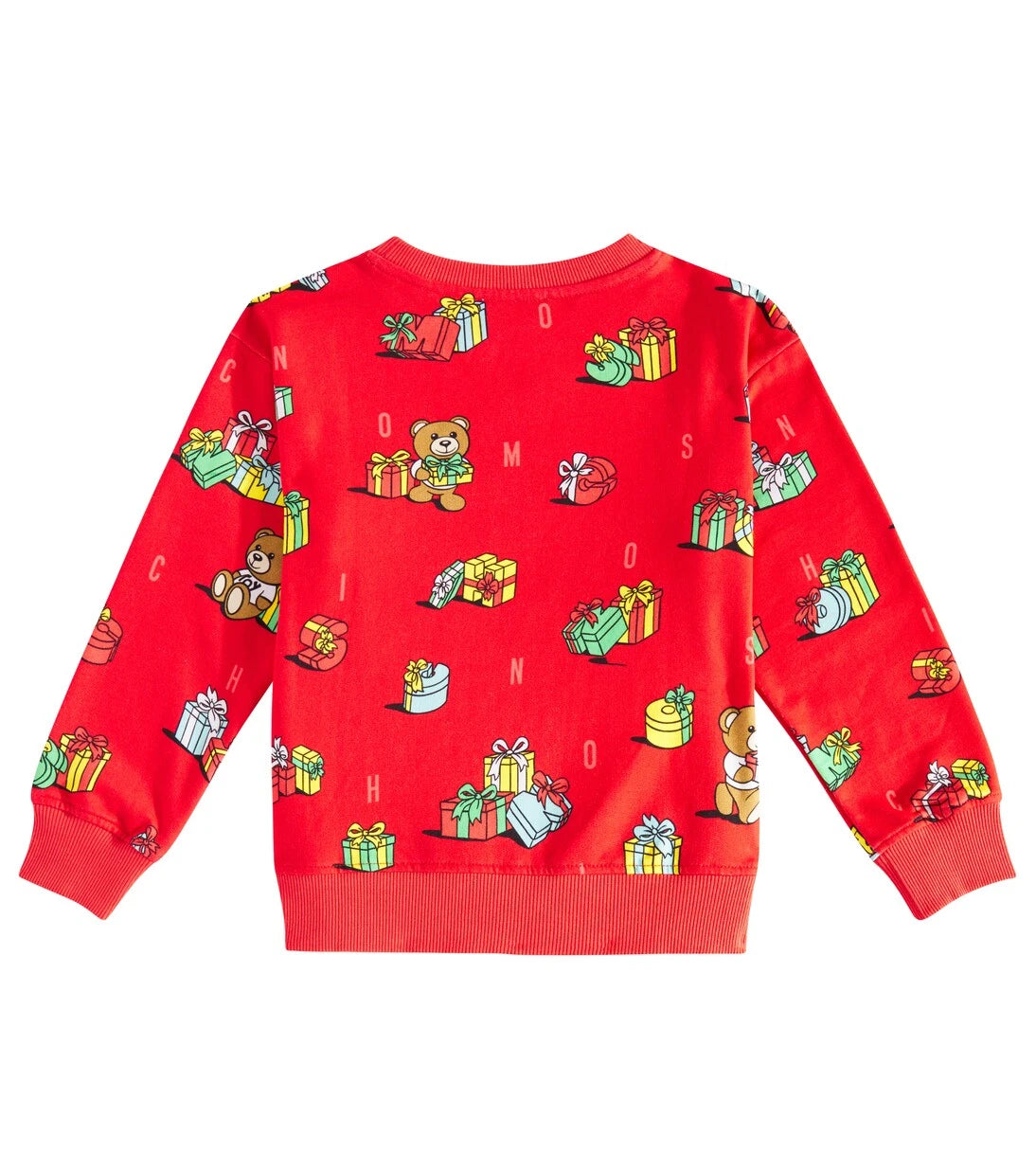 Moschino Kids - Teddy Bear printed cotton sweatshirt