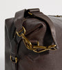 Grained Leather Duffle Bag