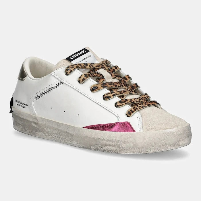 Кожени маратонки Crime London DISTRESSED