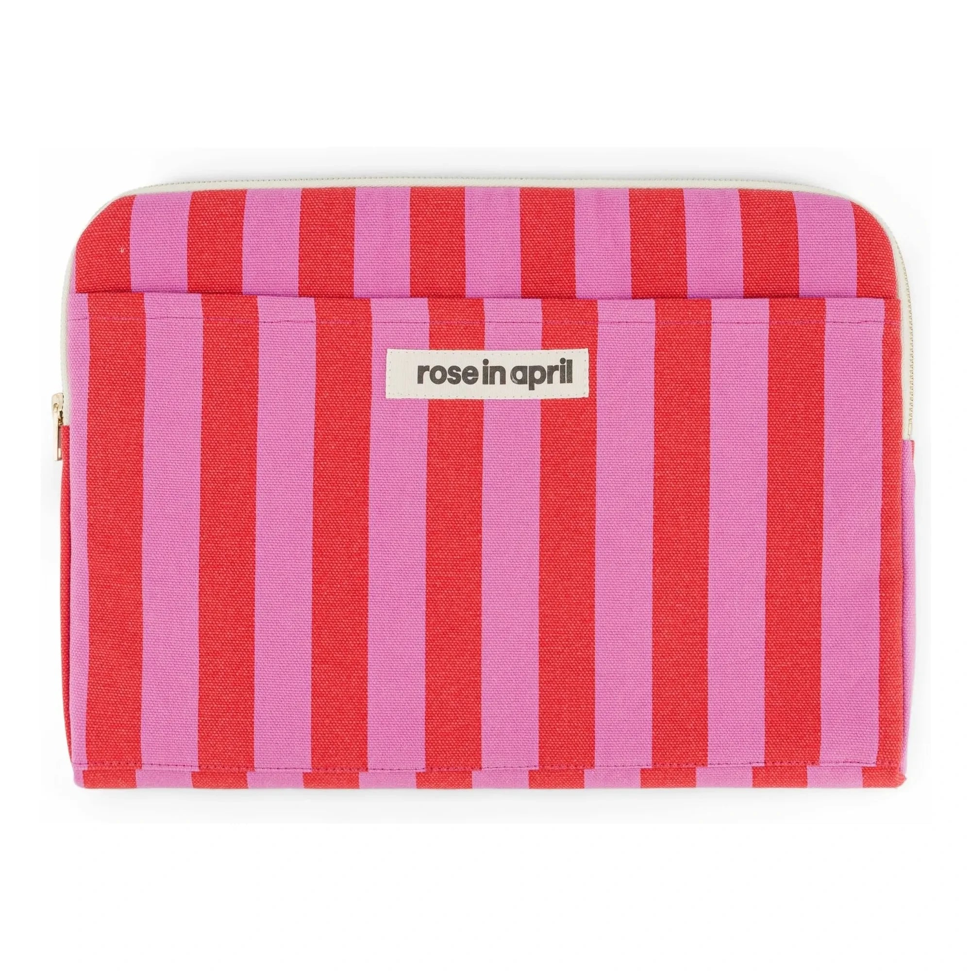 Rose in April - Octave computer case, striped | Pink
