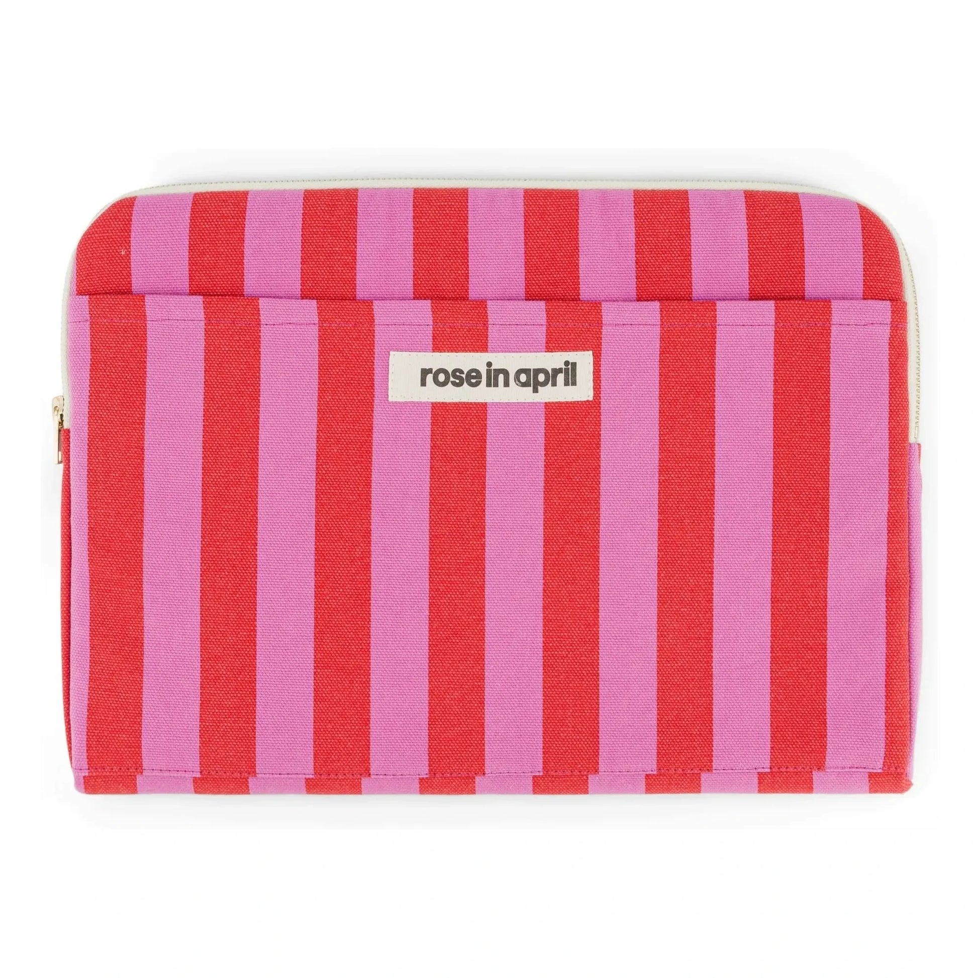 Rose in April - Octave computer case, striped | Pink