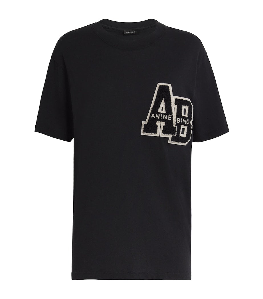 Black Chenille Patch Lili T-Shirt