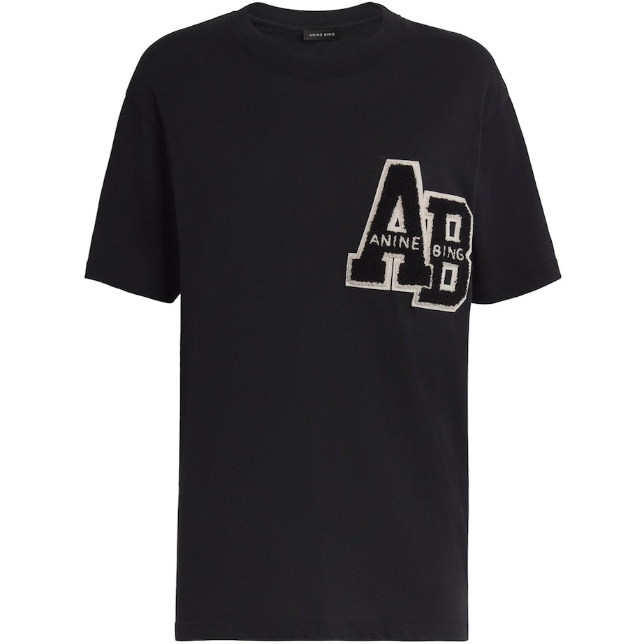 Black Chenille Patch Lili T-Shirt