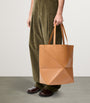 LOEWE XL Leather Puzzle Fold Tote Bag