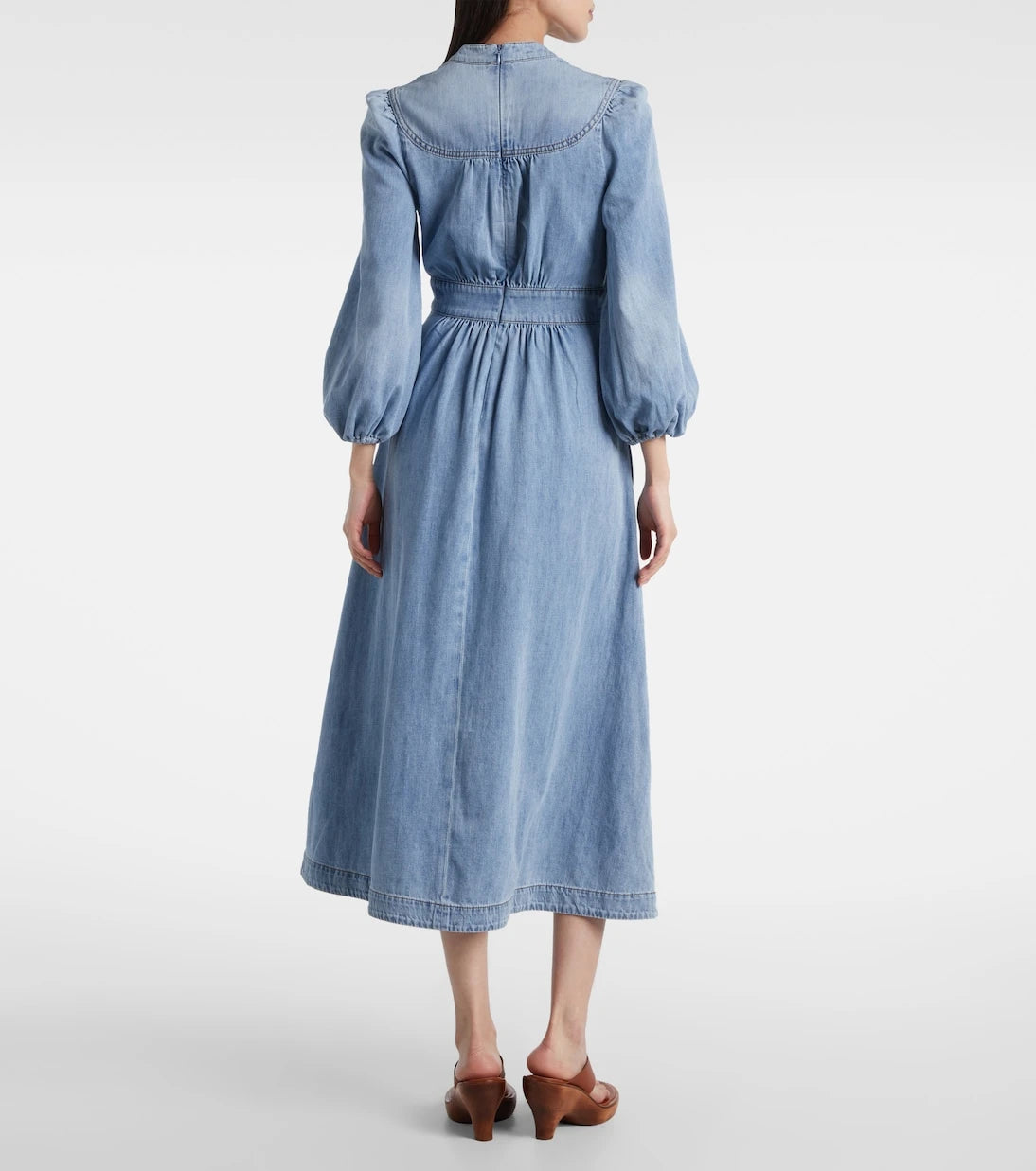 Zimmermann - Lucky denim midi dress